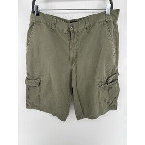 VINTAGE Southpole Shorts Mens 34 Green Cargo Baggy Hip Hop Rap Skate Ripstop Y2K